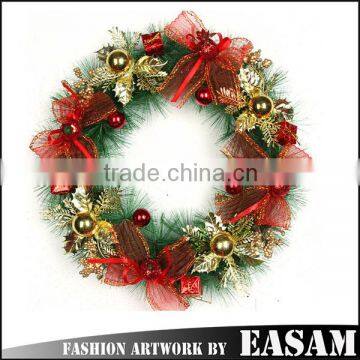 Merry christmas hot selling christmas wreath cheap 12 inch