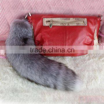 Elegant Large Fox Tail Fur Keychain / Fox Fur Keychain Bags