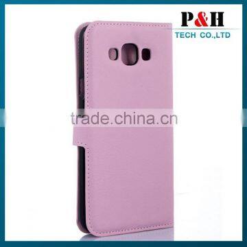 Cheaper Wallet Style Stand PU Leather Flip Case for Samsung Galaxy E7 photo-4