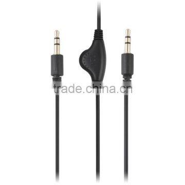 audio cable - 3.5mm male to 3.5mm male with volume control