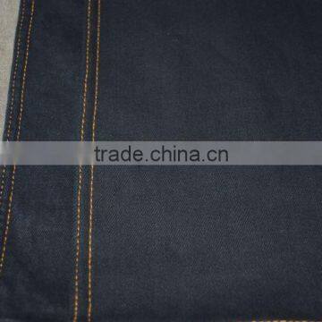 black weft cotton spandex denim farbic