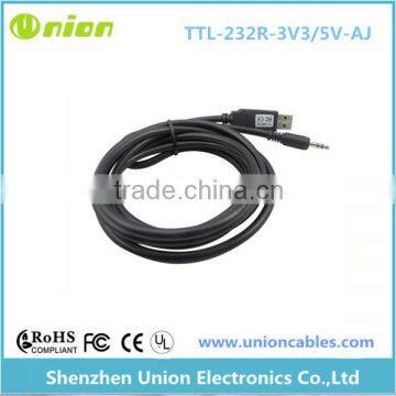 USB to 2.5mm stereo plug cable with ttl signal