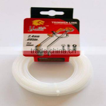 2015 High quanlity Nylon trimmer line garden line for lowmower