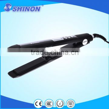 Fine flat iron pro lcd tourmaline ceramic hair iron straightener