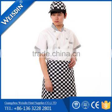 Wholessale fashion design cotton restaurant french chef uniform