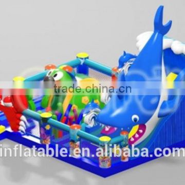 Giant laser tag inflatable water obstacle course/inflatable delphinus delphis/inflatable paintball obstacle                        
                                                                                Supplier's Choice