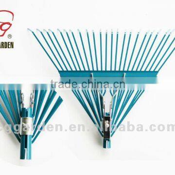 24 Tine Wood Handle Garden Tool Rake RK24-105