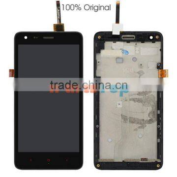 Original LCD Screen Replacement For Xiaomi Hongmi2 Redmi 2 Display With Touch Digitizer and Front Frame Housing Plate Assembly