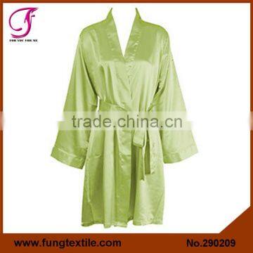 290208 New Style Short SPA Robe Bathrobe Plain Wedding Robe