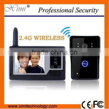 Wireless video door phone video peephole door camera 3.5 inch color video door phone intercom