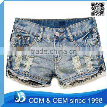 Custom Women Fashion Denim Shorts Quality