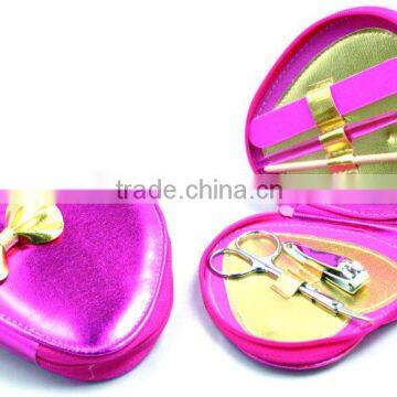 Heart Shaped Travel Manicure Set Personal Care Manicure Set