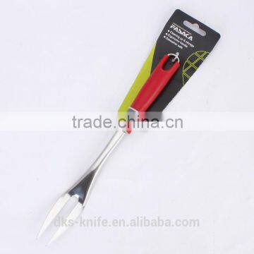 KH108MF Stainless Steel Mirror Finished Meat Fork with PP handle Kitchen Tool
