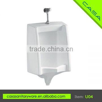 Morden design white wall hung ceramic corner urinal