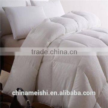 China supplier White color goose down/ duck down fabric super comfortable duvet