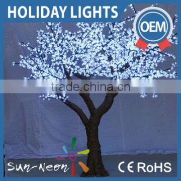 3m Artificial White/red Led Cherry Blossom Tree Light