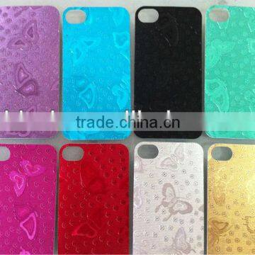 2013 Fashion Butterfly Design Electroplate PC Hard Back Cover for Iphone 5