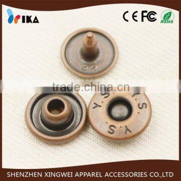 pop stainless steel metal rivet for clothing