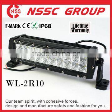 atv parts led light bar 10 inches dual raw spot beam driving led lights