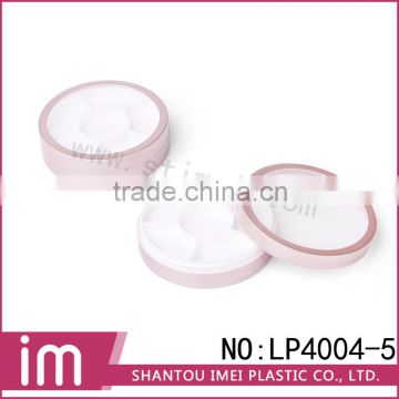 Colourful small cosmetic powder packaging containers