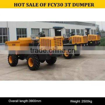 2015 hot sale 3T 4WD wheel mini dumper truck