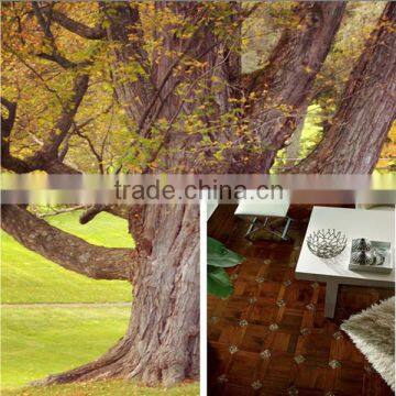 EXW Price Canada Hard Maple Parquet Engineered wood flooring With Hand-scraped & Stone