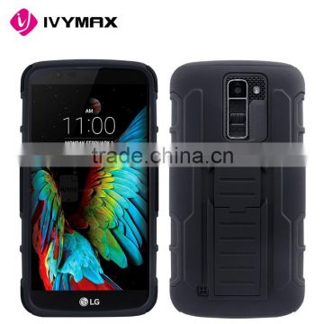 ivymax heavy duty case for LG K10 Q10 holster combo case