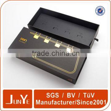 OEM luxury leather packaging cardboard drawer box