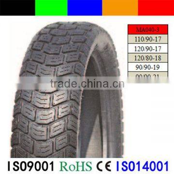 China's natural rubber tubeless motorcycle tire high quality 90/90-21