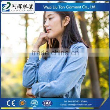 Women T-shirt 100% Cotton Knit Wear Oem Supplier photo-3