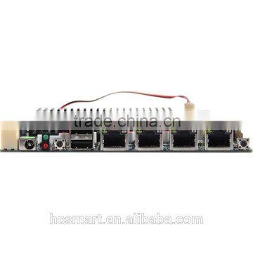 4 Lan Ports X86 Atom D525 Embedded DC Power Cheap Industrial Network Security Firewall Motherboard photo-4