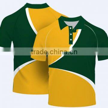 Custom 2015 latest Sports sublimation polo shirt