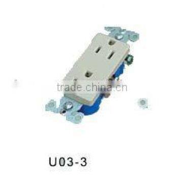 3-pin electrical socket