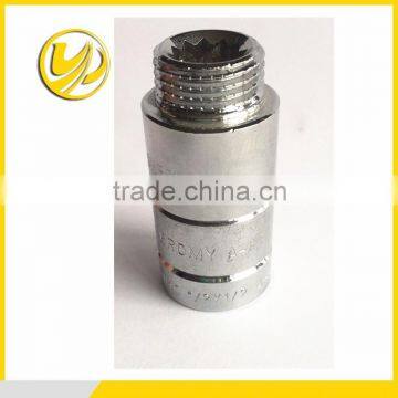 Round Long Brass Extension Nipple photo-4