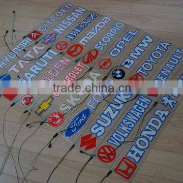 el car sticker,el flashing car sticker,equalizer el car sticker