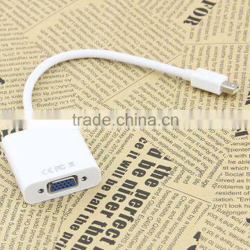 High speed Mini DP adapter male to female VGA converter, mini dp to vga adapter