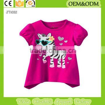 2015wholesale cotton kids t shirt manufacture Printing t-shirt children's clothes