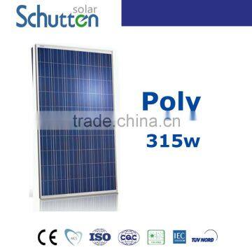 China TOP 10 solar panel supplier! PID free! high quality 315w poly solar module