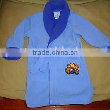 bathrobe for children with embroidery for wholesale