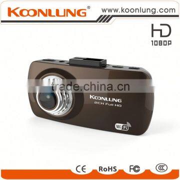 GPS WIFI Dual Camera Full HD Detached Car DVR Wired Control Car Camera