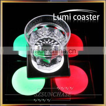 2016 Colorful Changing LED Light Drink Beer Glow Cup Coaster photo-5