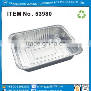 half size aluminium foil food steam table pan with lid