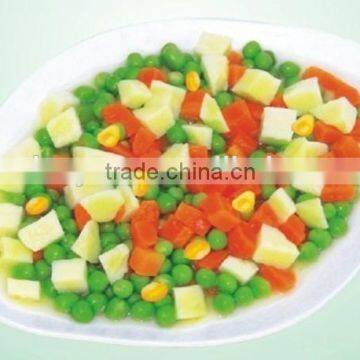Canned Mixed Vegetables with Carrot and Green Peas