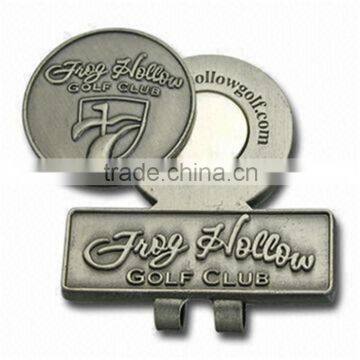 custom golf hat clip/ metal hat clip/ golf ball marker                        
                                                Quality Choice