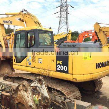 Komatsu hydraulic excavator pc200-7, also pc200-3,pc200-6,pc200-8,pc220-6