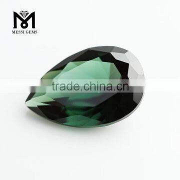 Wholesale 10x15MM Pear Factory Green Nano Gemstone In Stock Price