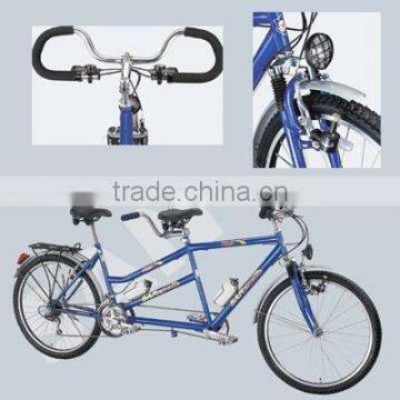 26 Aluminum/High strength/Double rider bike frame