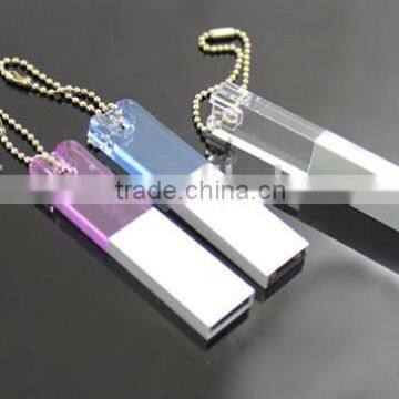 Light color crystal usb 2.0 flash drive