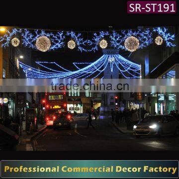 Customize commercial over the Street LED Ball decoration