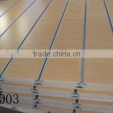 slotted PVC/melamine mdf for furniture